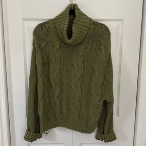 Knit Turtle-neck Sweater